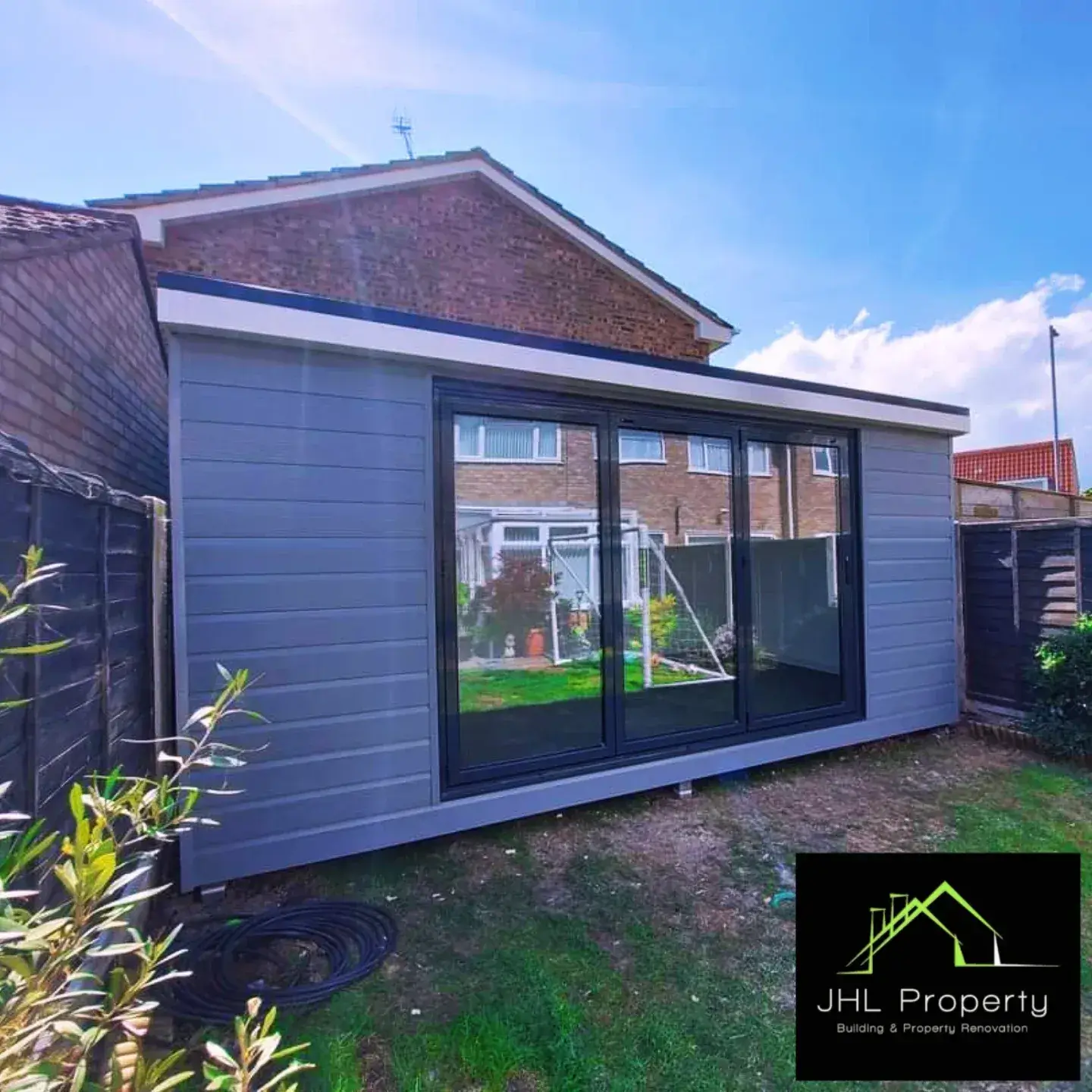 side view of window outside 